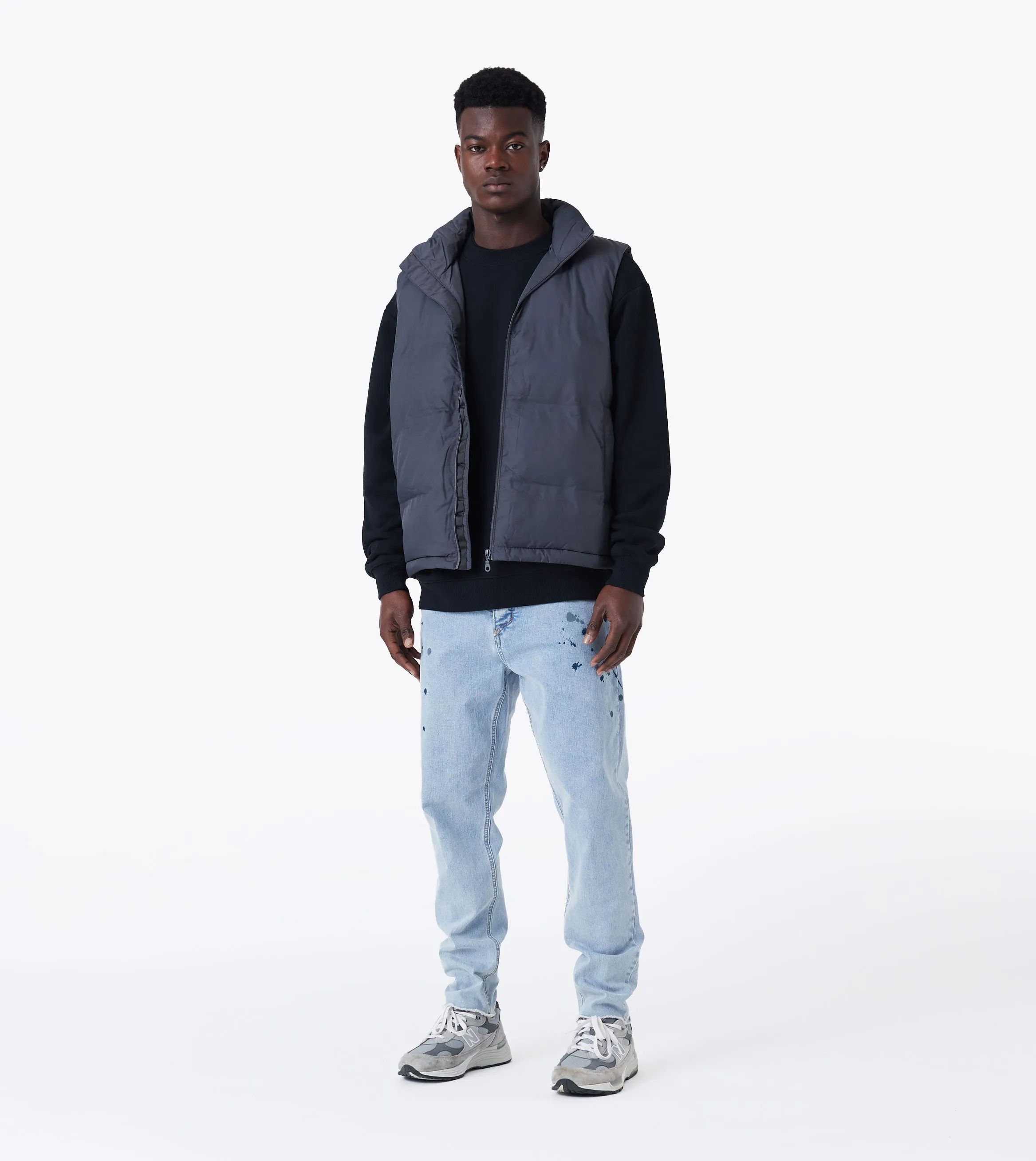 Powells Puffer Vest Grey sold by Zanerobe product image thumbnail 2