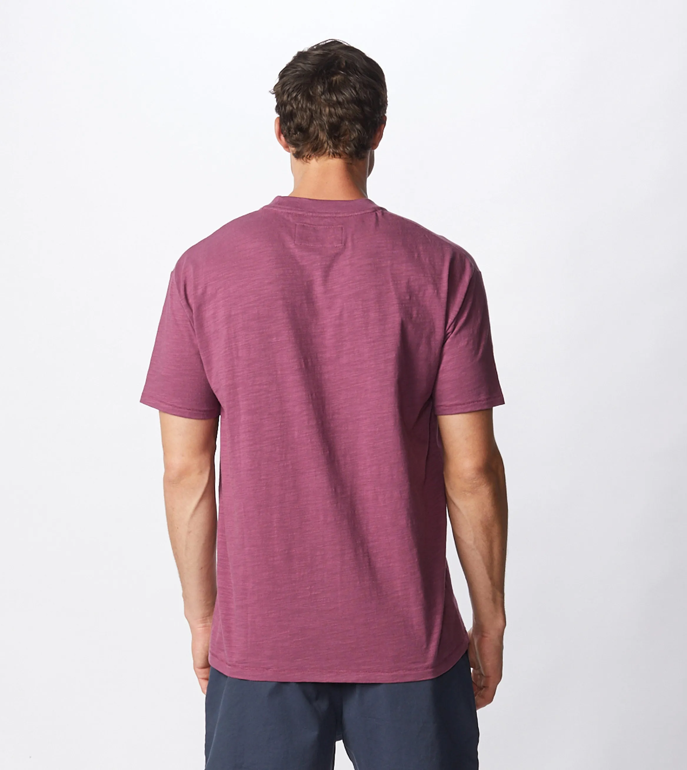 Slub Box Pocket Tee Acai - Sale sold by Zanerobe product image thumbnail 5