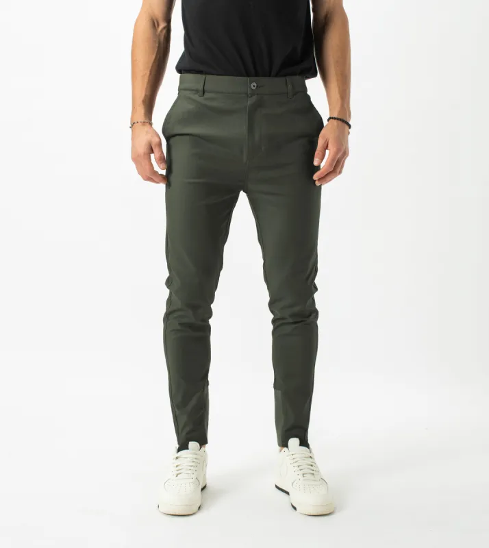 Sharpshot Chino Dk Army sold by Zanerobe