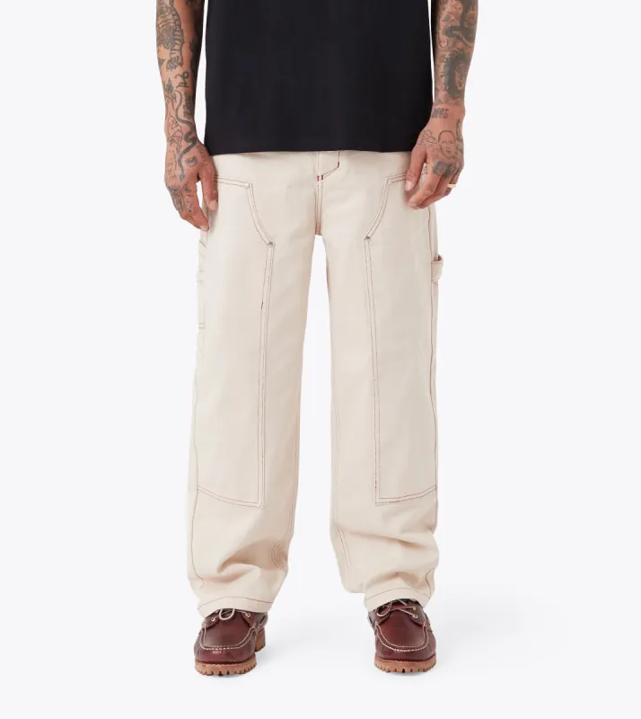 Carpenter Pant Beige sold by Zanerobe