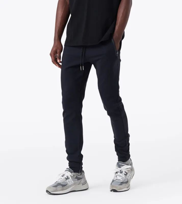 Cling Zip Pant Black sold by Zanerobe