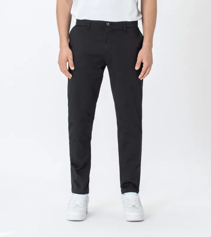 Kyoto Lightweight Chino Black sold by Zanerobe