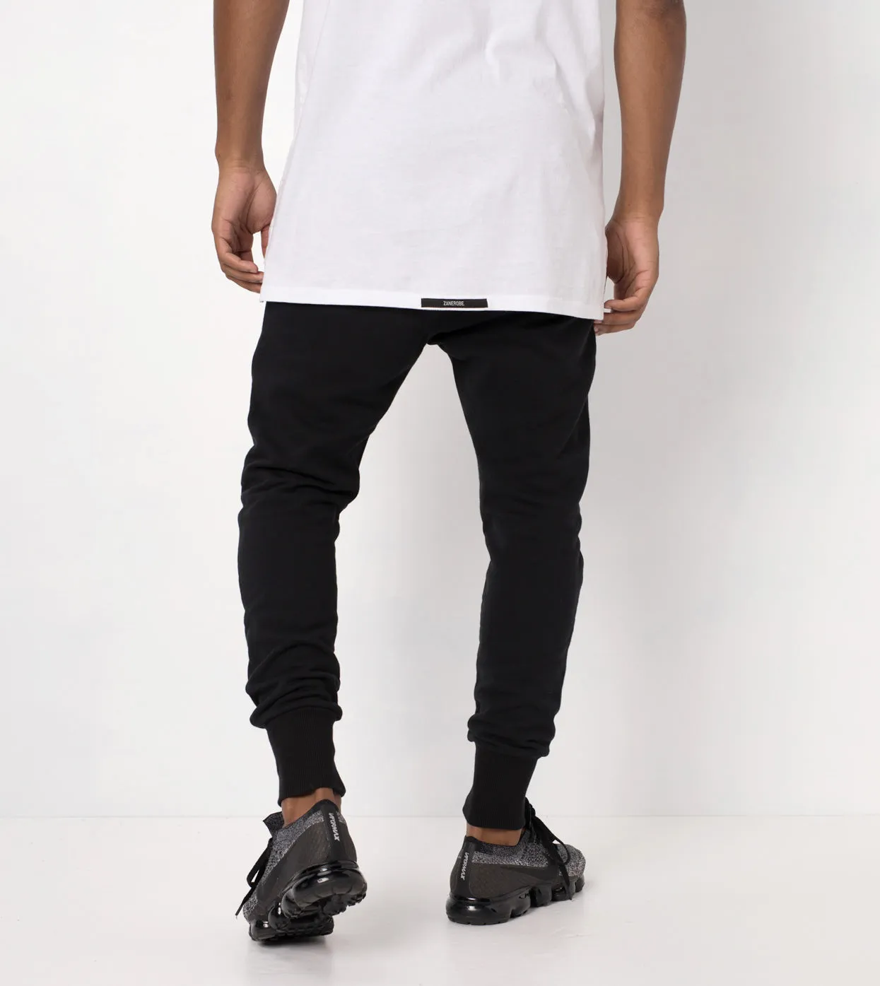 Blockshot Fleece Pant Black sold by Zanerobe product image thumbnail 5