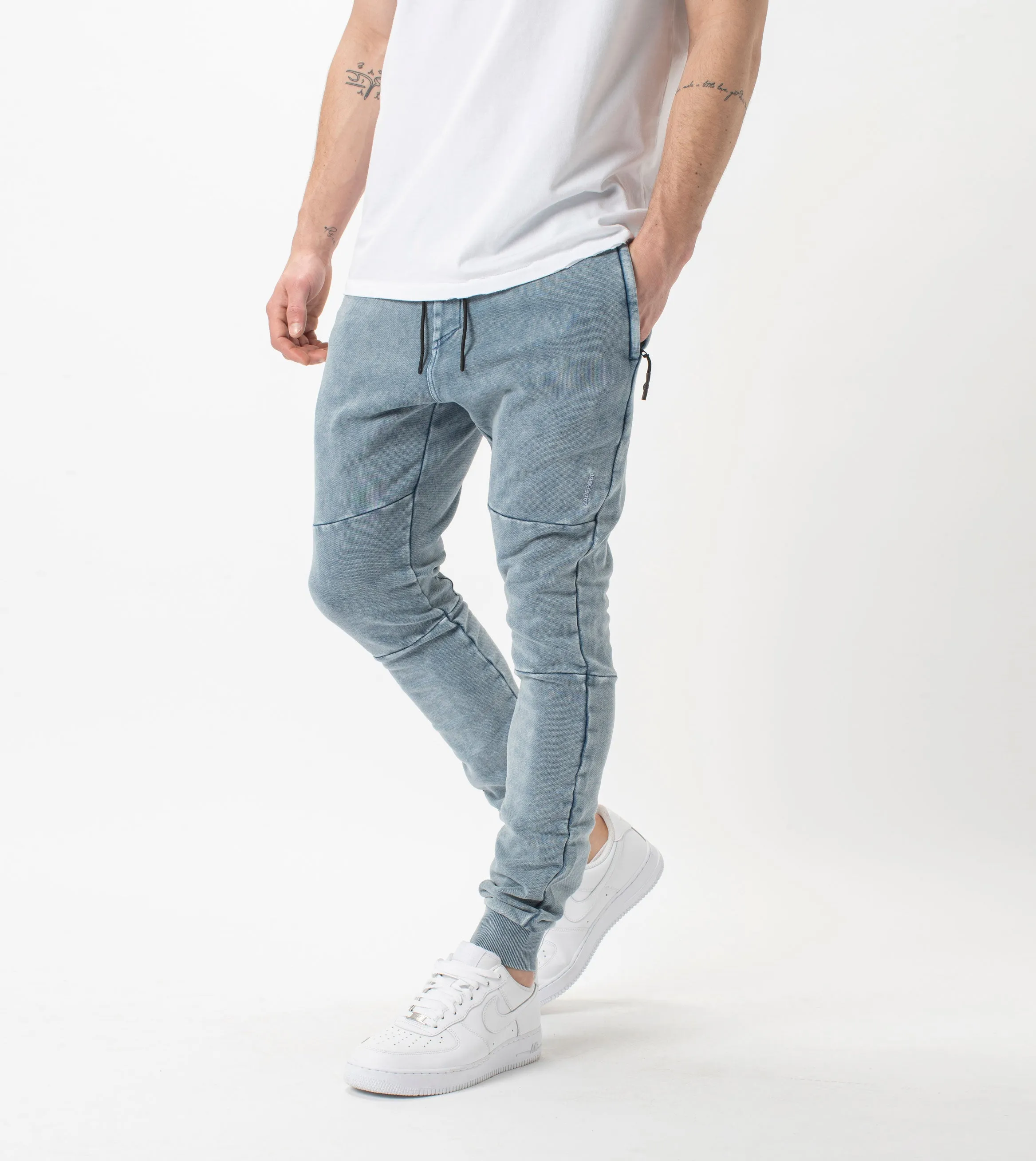 Sureshot Fleece Jogger Salt Blue sold by Zanerobe product image thumbnail 2