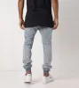 Sureshot Jogger Mid Blue Rip - Sale sold by Zanerobe