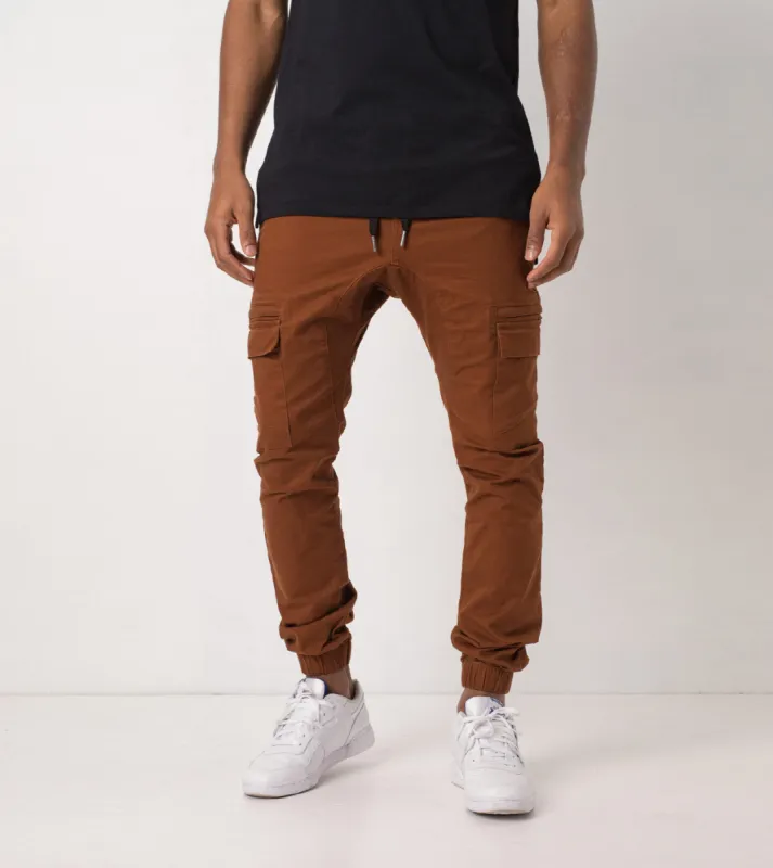 Sureshot Cargo Jogger Dark Bronze - Sale sold by Zanerobe