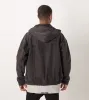 Box Denim Jacket Black sold by Zanerobe
