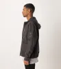 Box Denim Jacket Black sold by Zanerobe