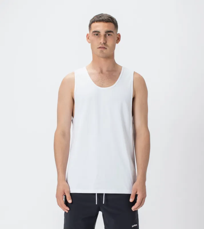 Rugger Tank White sold by Zanerobe