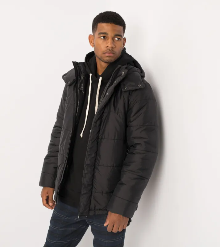 Paddo Puffer Jacket Black - Sale sold by Zanerobe