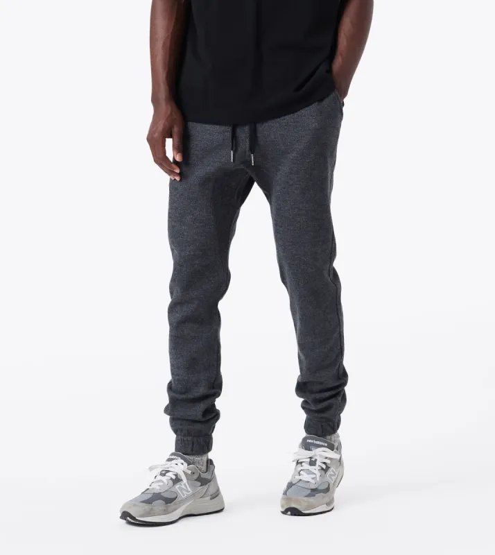 Wool Sureshot Jogger Grey Flec sold by Zanerobe