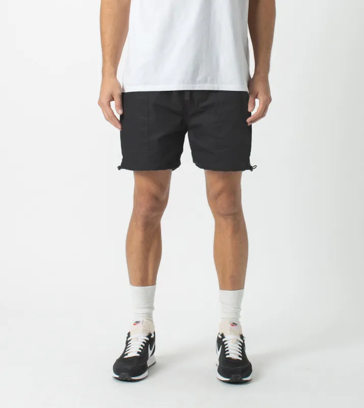 Jumpa Lite Short Washed Black sold by Zanerobe