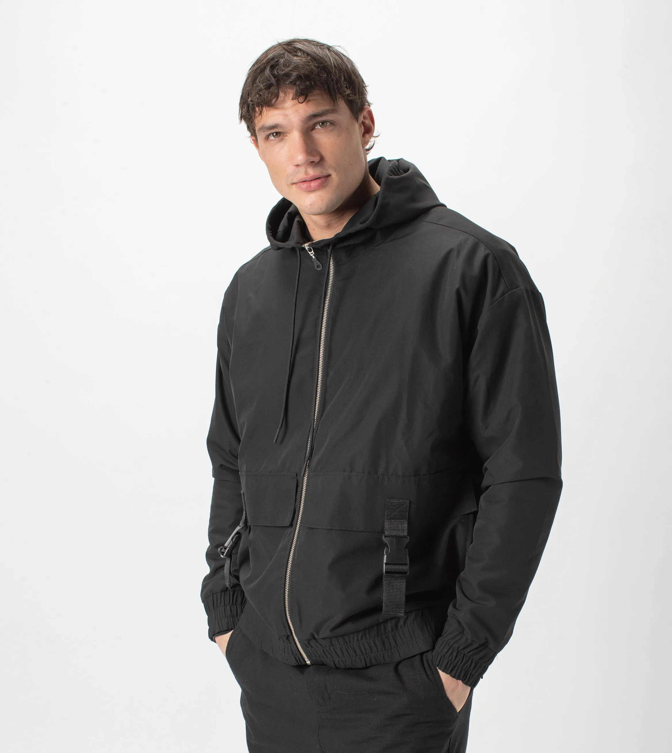Jumpa Utility Jacket Black sold by Zanerobe product image thumbnail 2