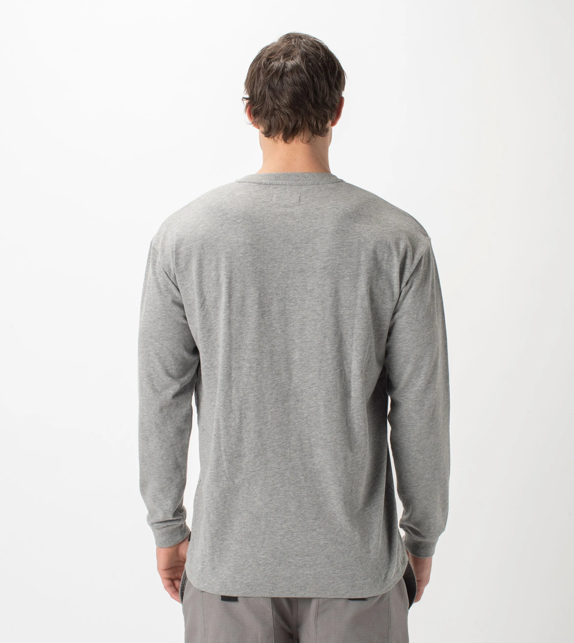 Tech Box LS Tee Dk Grey Marle sold by Zanerobe product image thumbnail 4