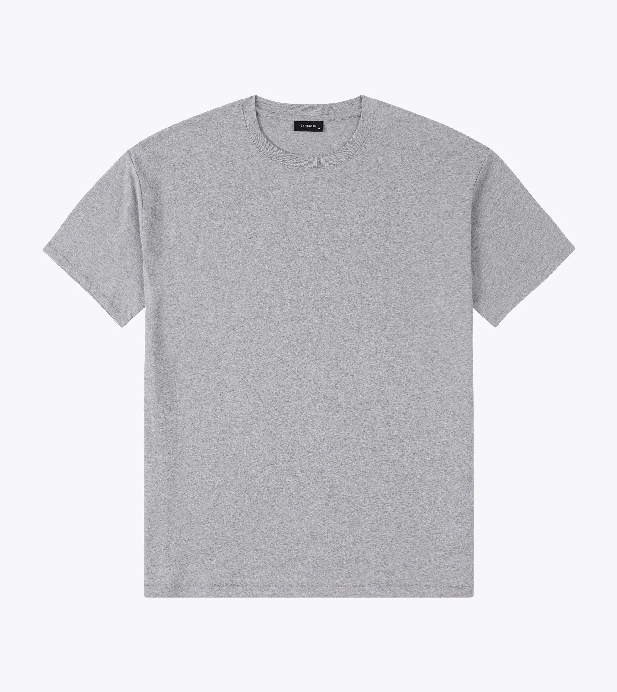 Box Tee Dk Grey Marle sold by Zanerobe product image thumbnail 3