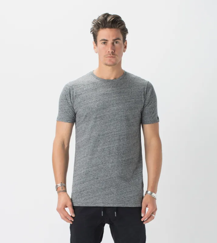 Flintlock Tee Charcoal Marle sold by Zanerobe