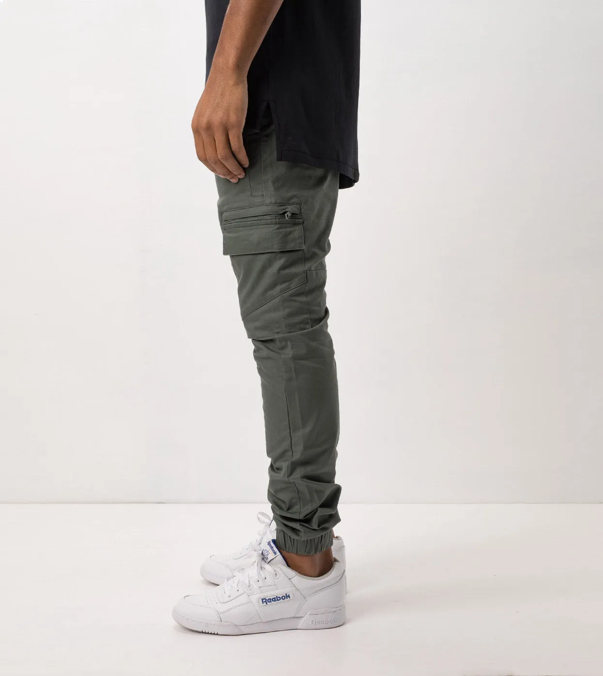 Sureshot Cargo Jogger Olive sold by Zanerobe product image thumbnail 4