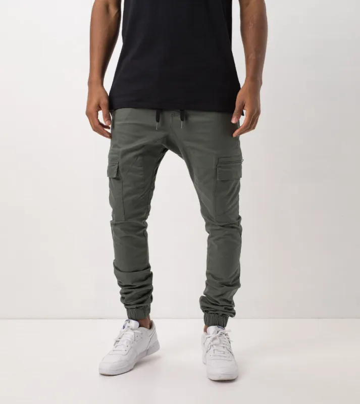 Sureshot Cargo Jogger Olive sold by Zanerobe