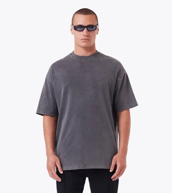 Box ++ Tee Ash Grey sold by Zanerobe