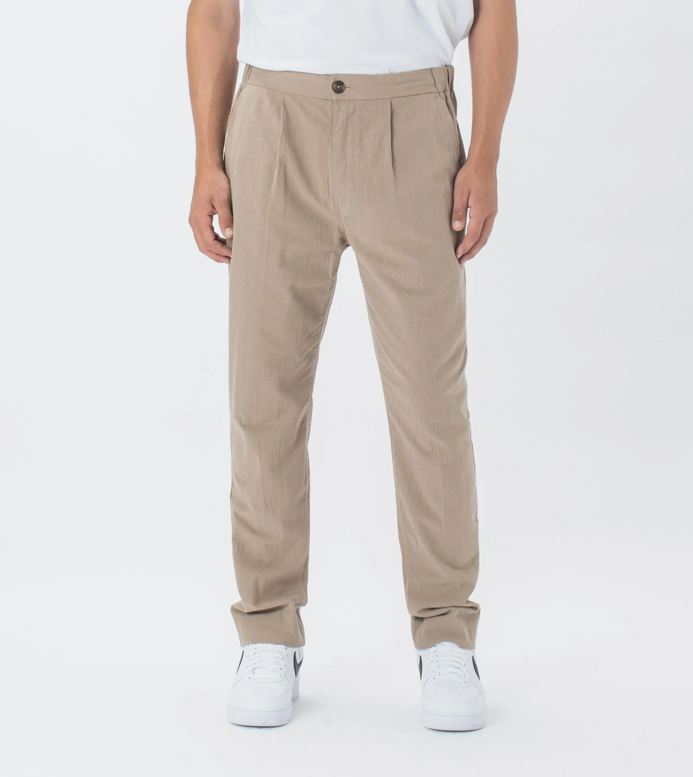 Suitshot Pant Sandstone sold by Zanerobe