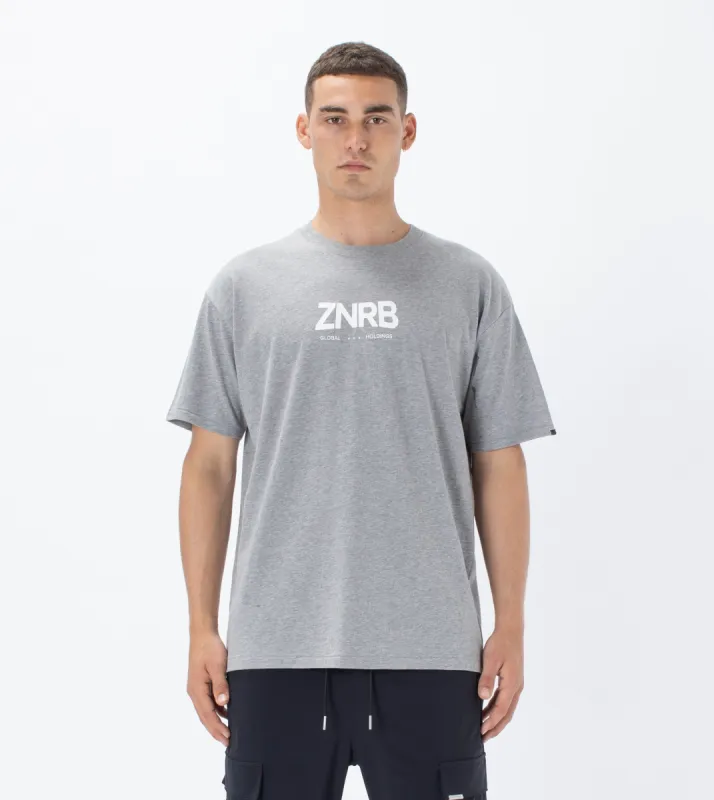 ZNRB Box Tee Dk Grey Marle sold by Zanerobe