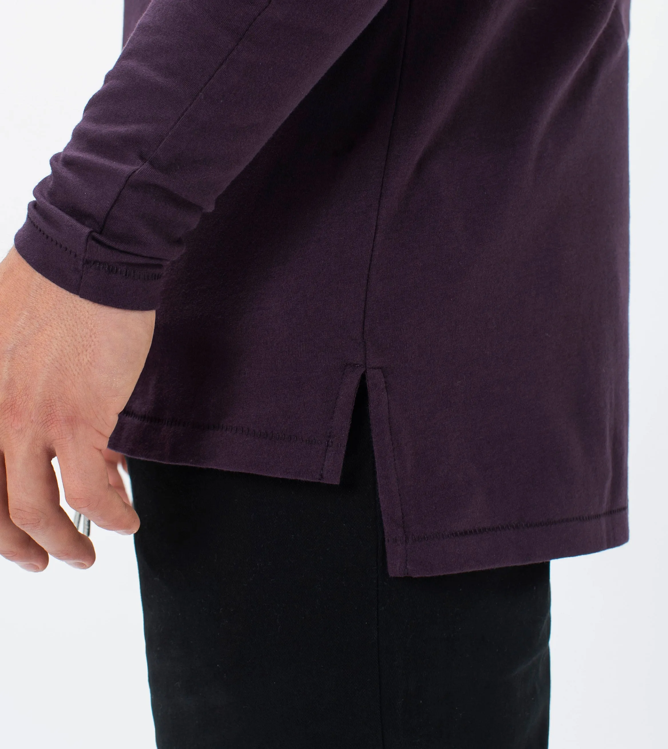 Flintlock LS Tee Dk Grape sold by Zanerobe product image thumbnail 3