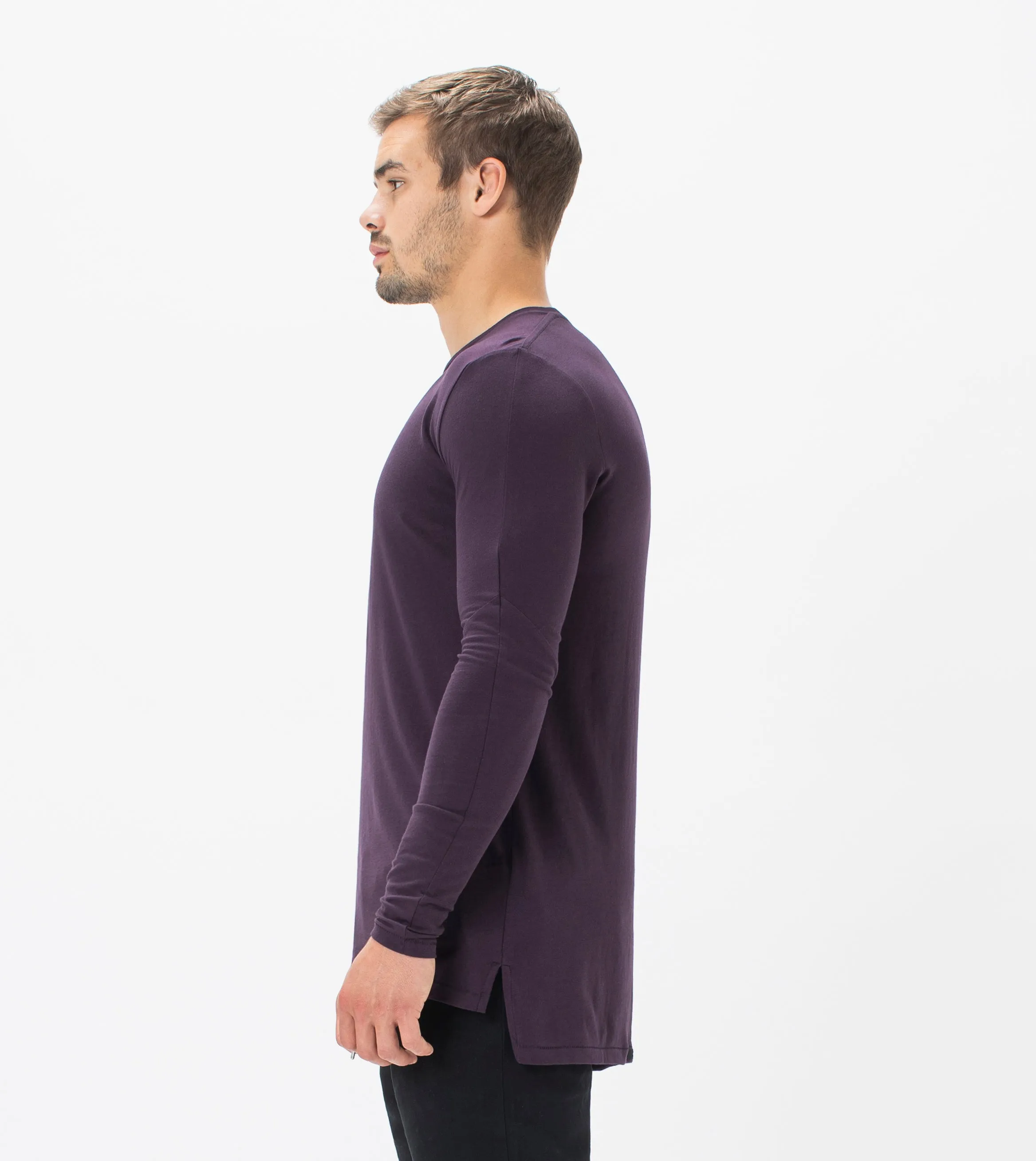 Flintlock LS Tee Dk Grape sold by Zanerobe product image thumbnail 4