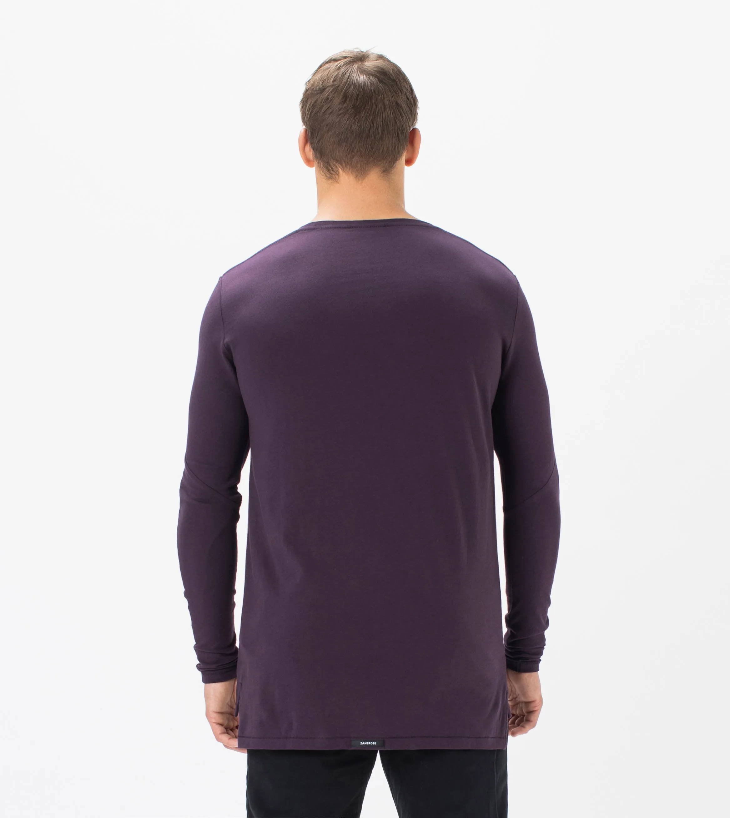 Flintlock LS Tee Dk Grape sold by Zanerobe product image thumbnail 5