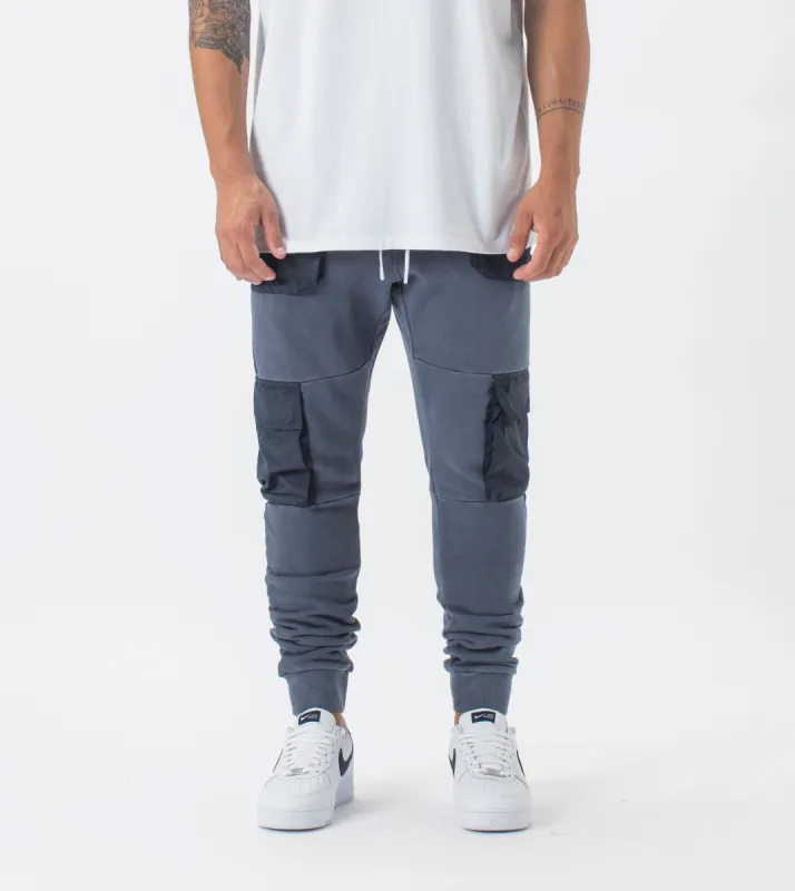 Sureshot Utility Fleece Jogger Royal sold by Zanerobe