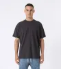 Box Tee GD Dk Grey sold by Zanerobe