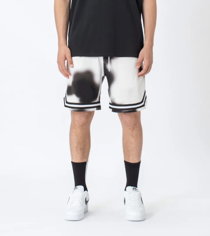 Patch Pique Basketball Short Milk/Black sold by Zanerobe