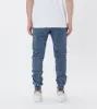 Sureshot Denim Jogger Stripped Indigo sold by Zanerobe