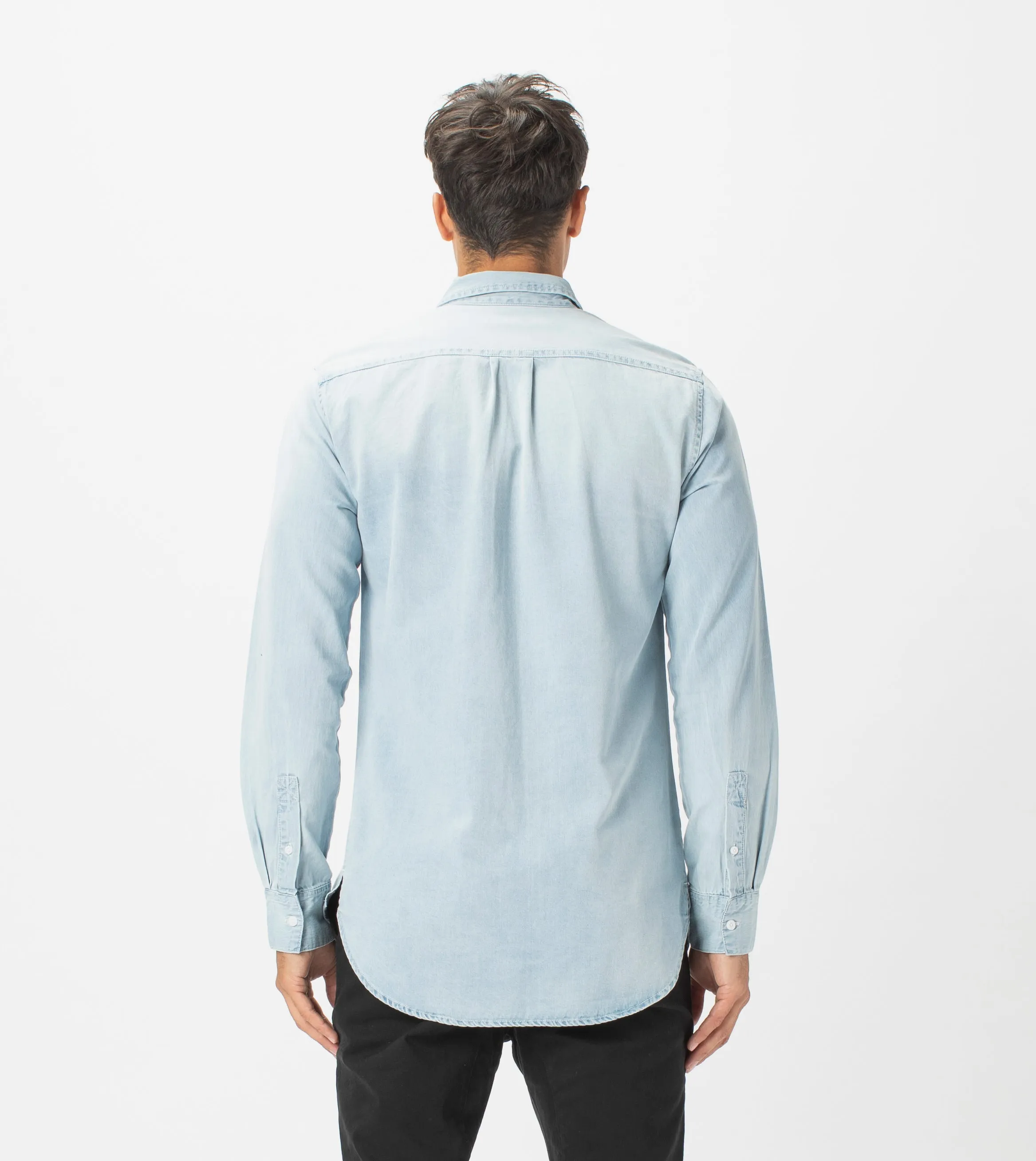 7 Foot Work Denim LS Shirt Original Blue sold by Zanerobe product image thumbnail 5