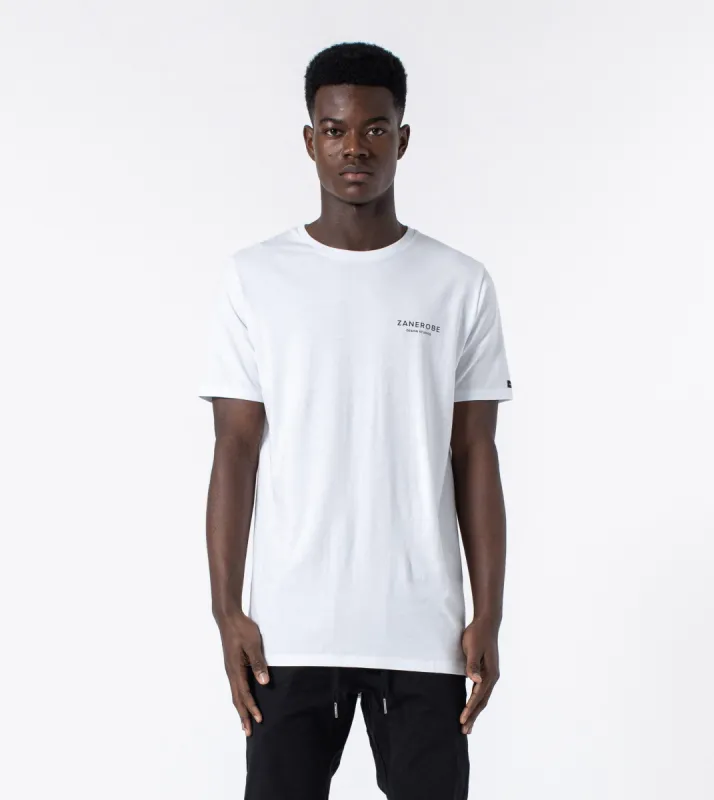 ZRGH Flintlock Tee White sold by Zanerobe