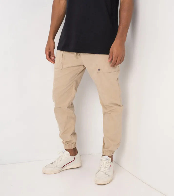 Tracer Pant Beige sold by Zanerobe