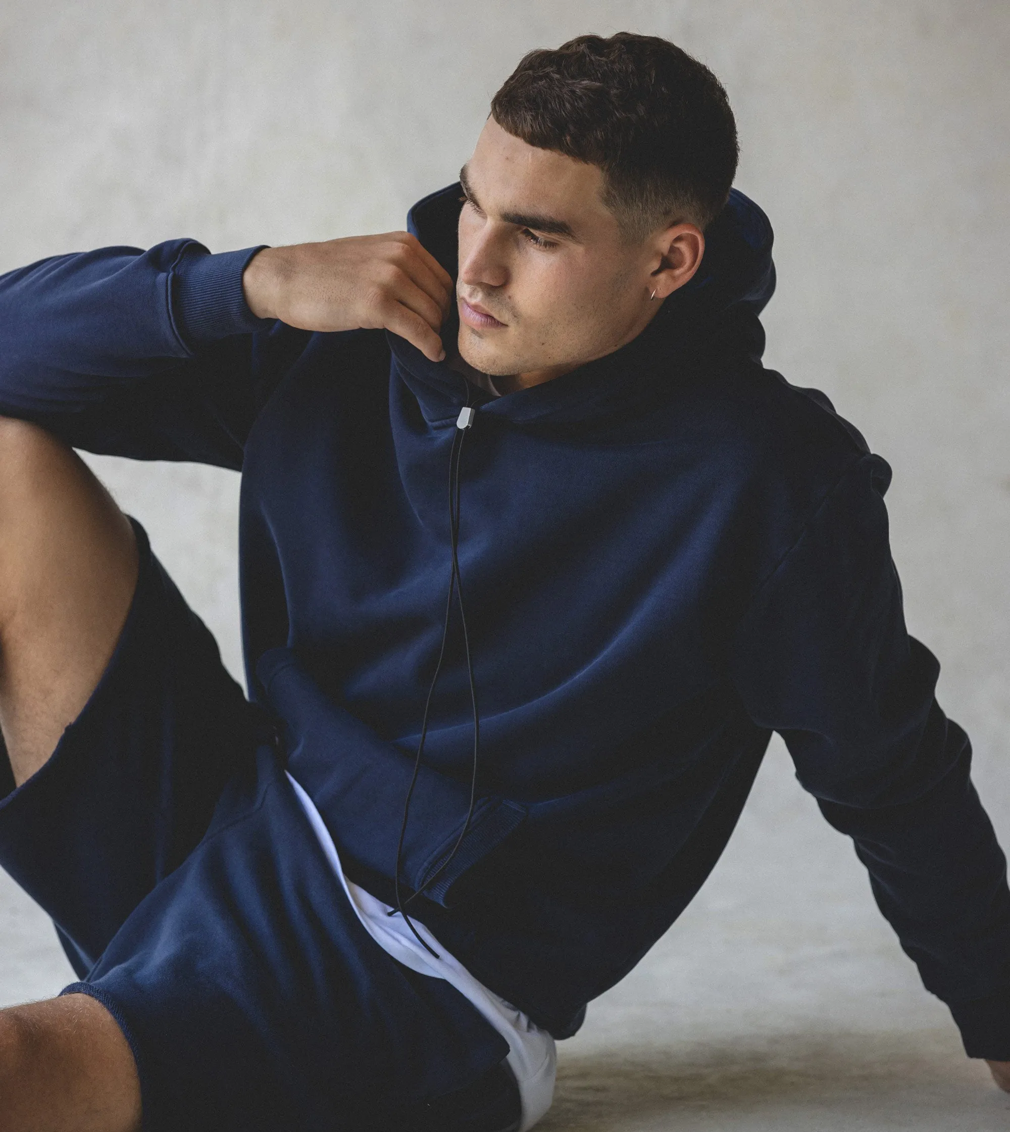 Lowgo Hood Sweat GD Indigo sold by Zanerobe product image thumbnail 3