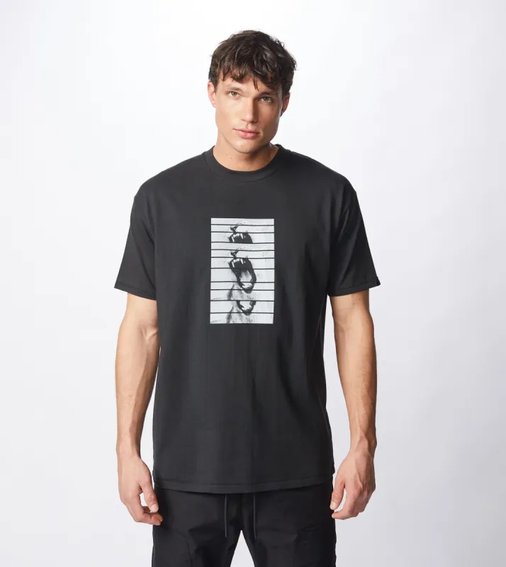 Mono Box Tee Black sold by Zanerobe