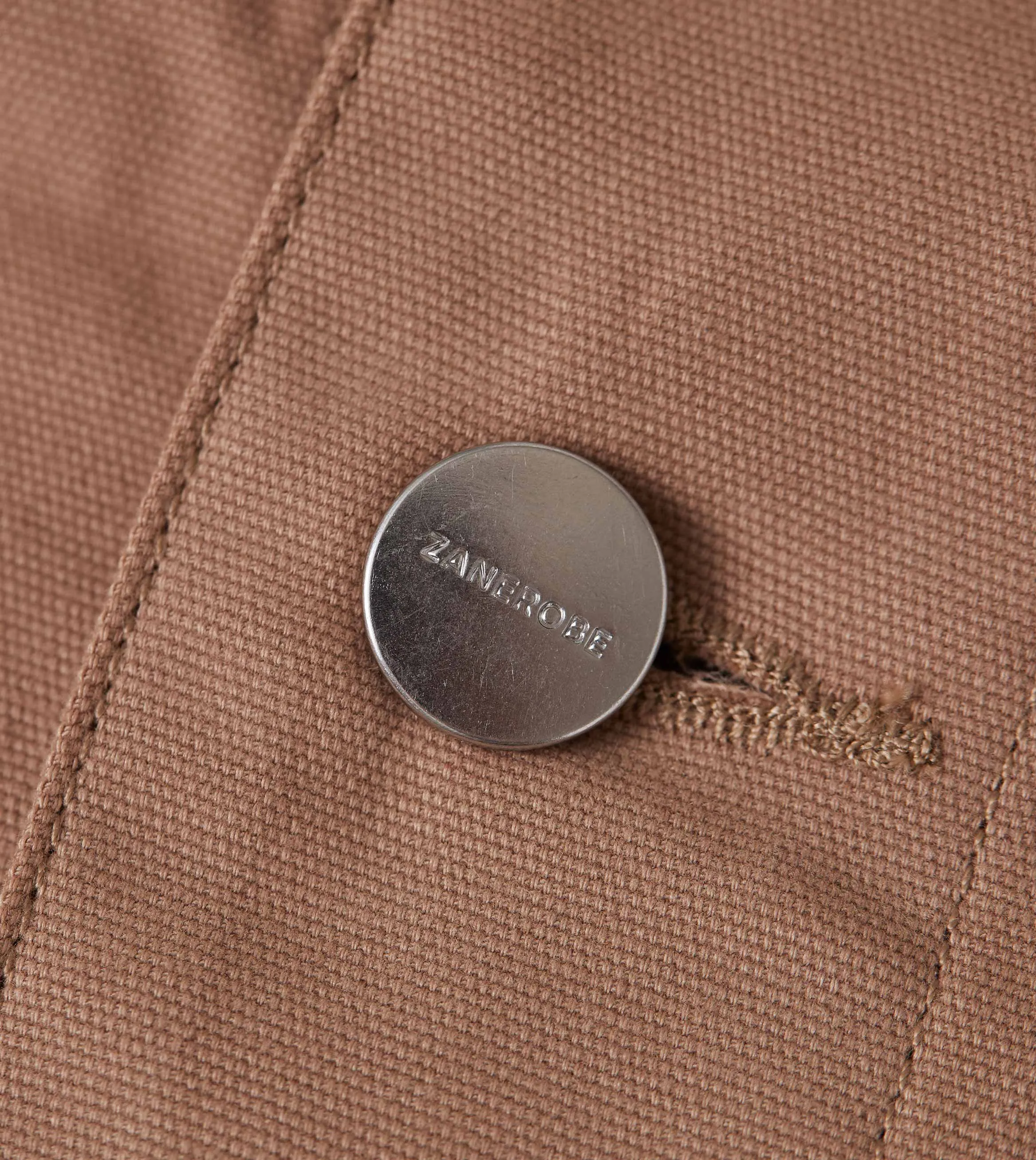 Canvas Work Jacket Dk Tan sold by Zanerobe product image thumbnail 5