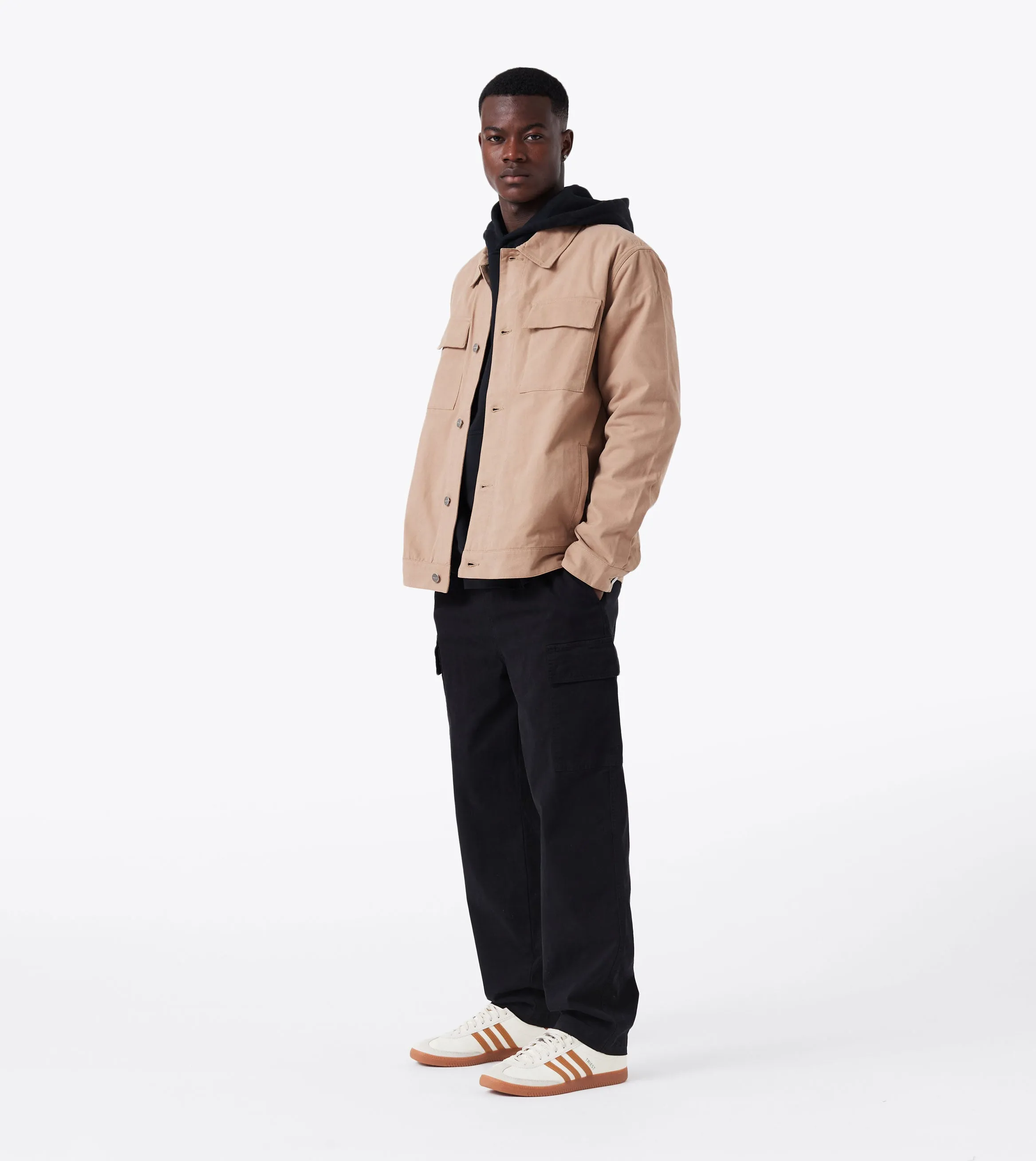 Canvas Work Jacket Dk Tan sold by Zanerobe product image thumbnail 2
