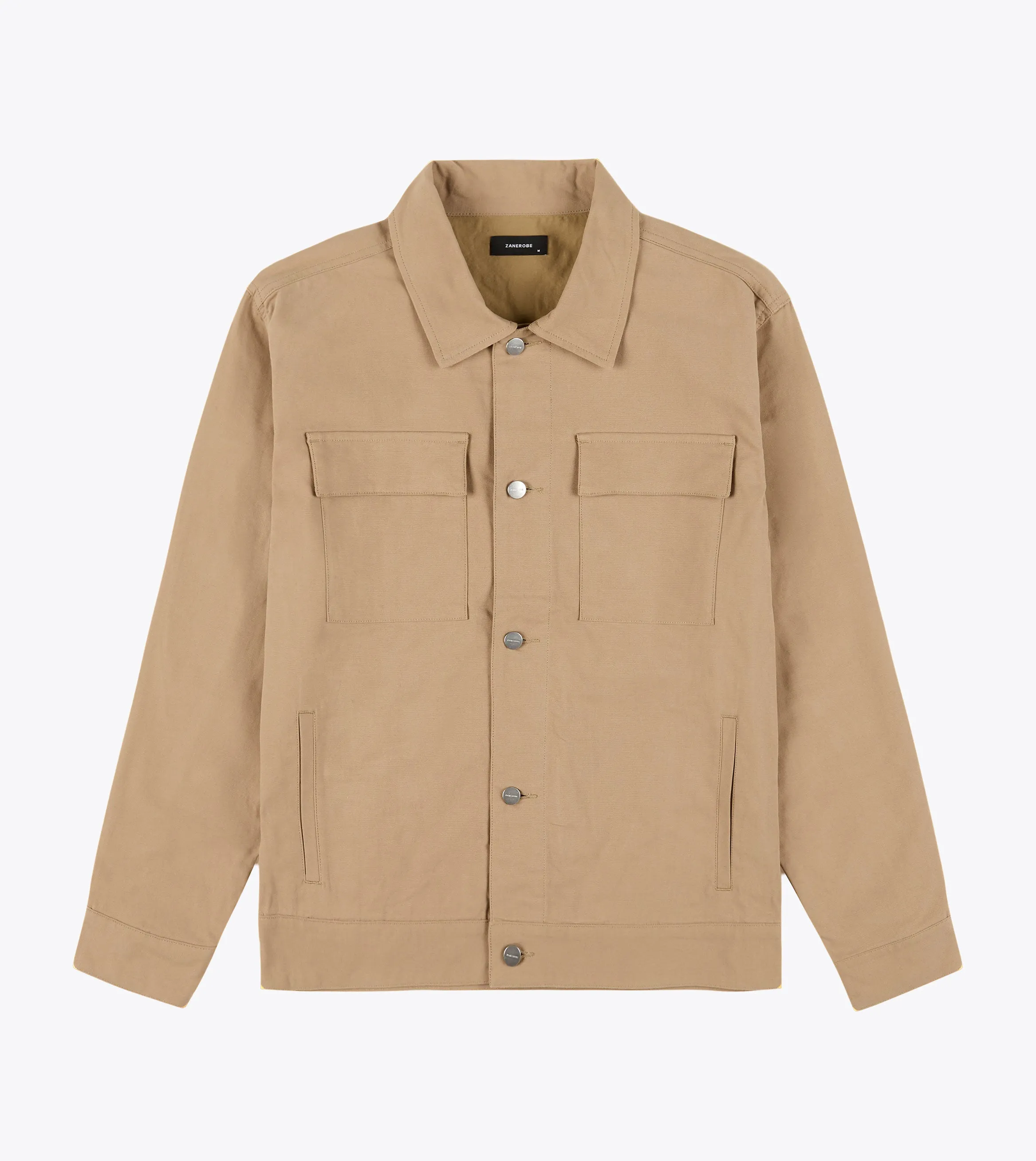 Canvas Work Jacket Dk Tan sold by Zanerobe product image thumbnail 3