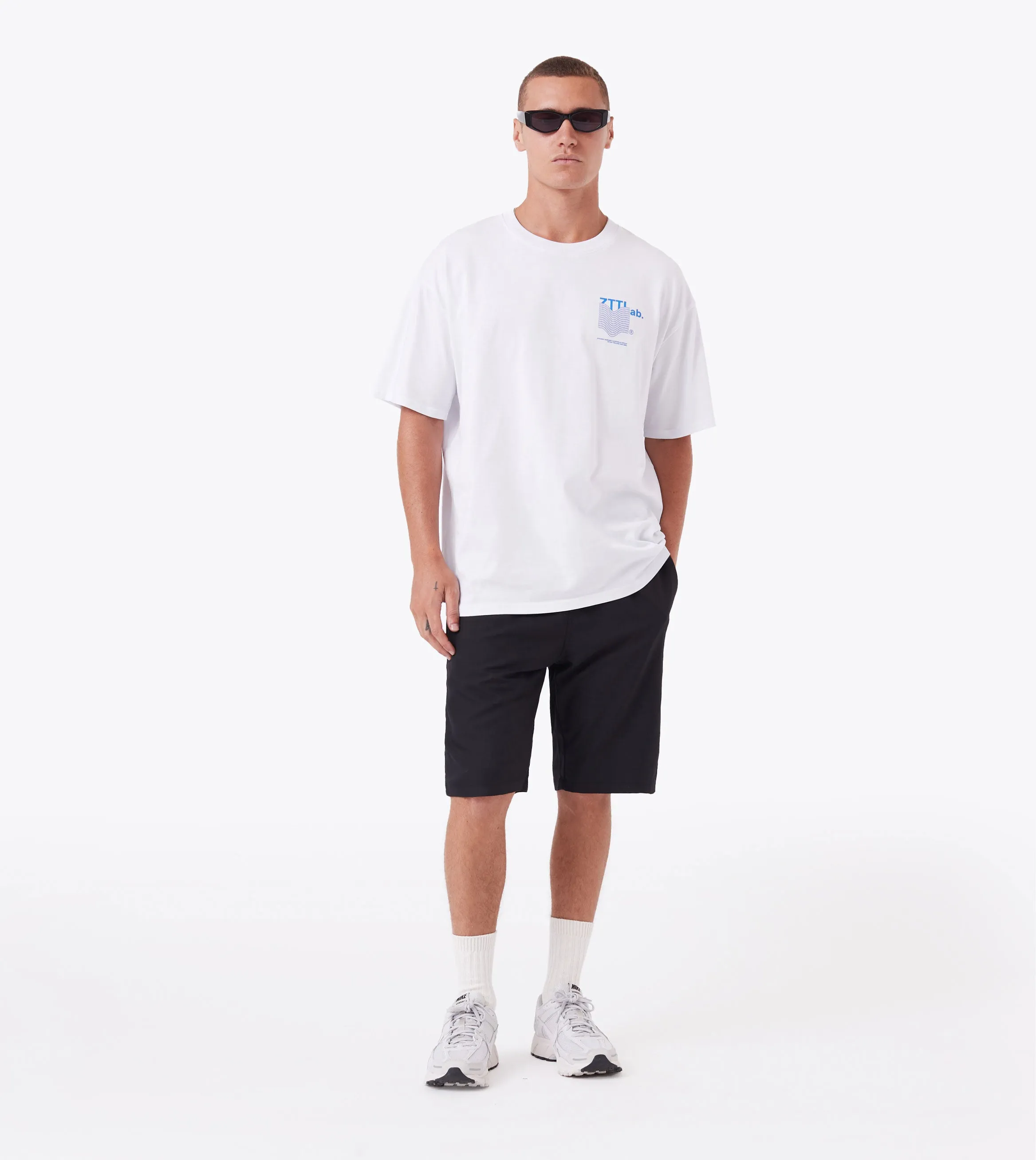 Tunnel Box Tee White sold by Zanerobe product image thumbnail 3