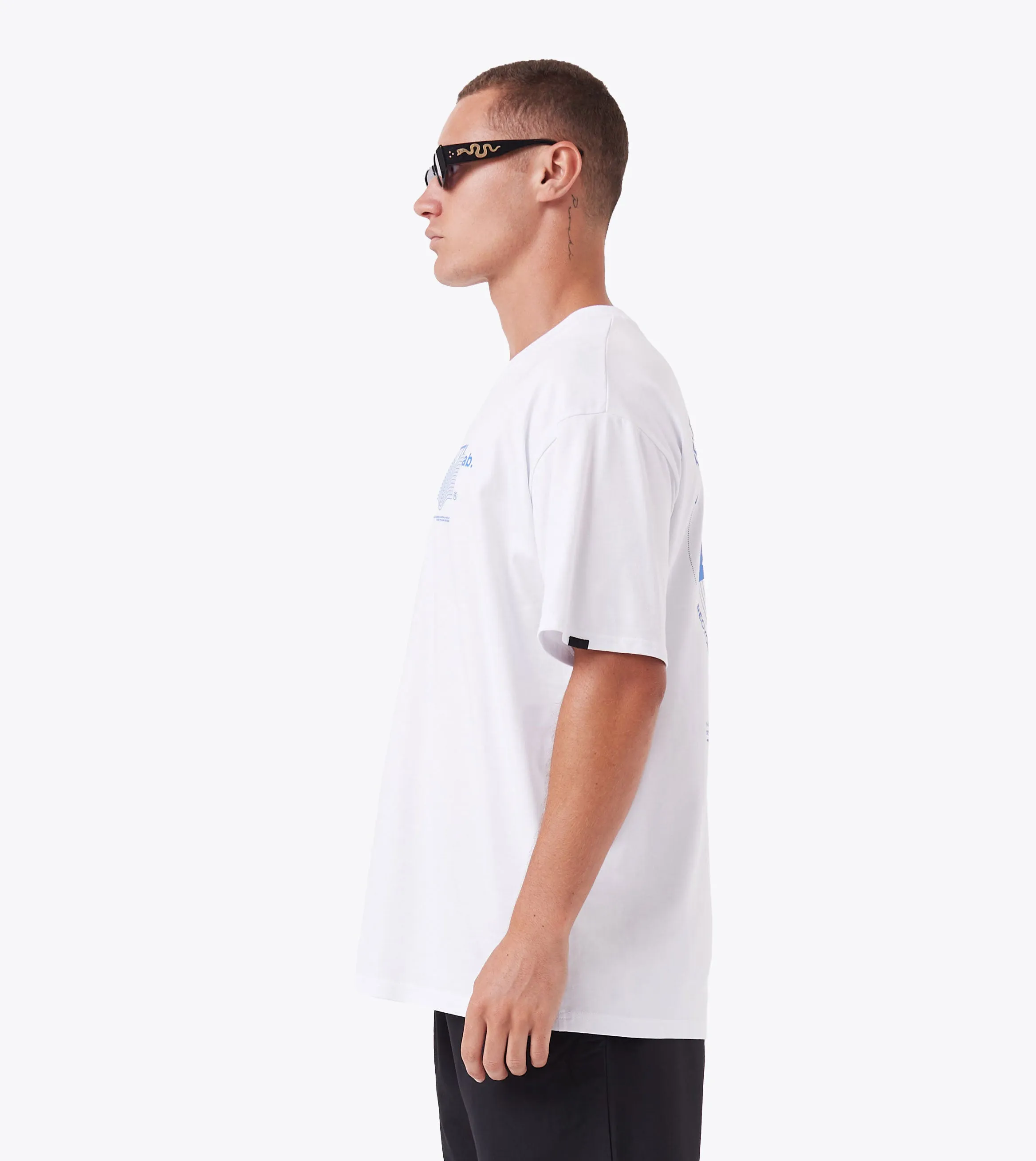 Tunnel Box Tee White sold by Zanerobe product image thumbnail 5