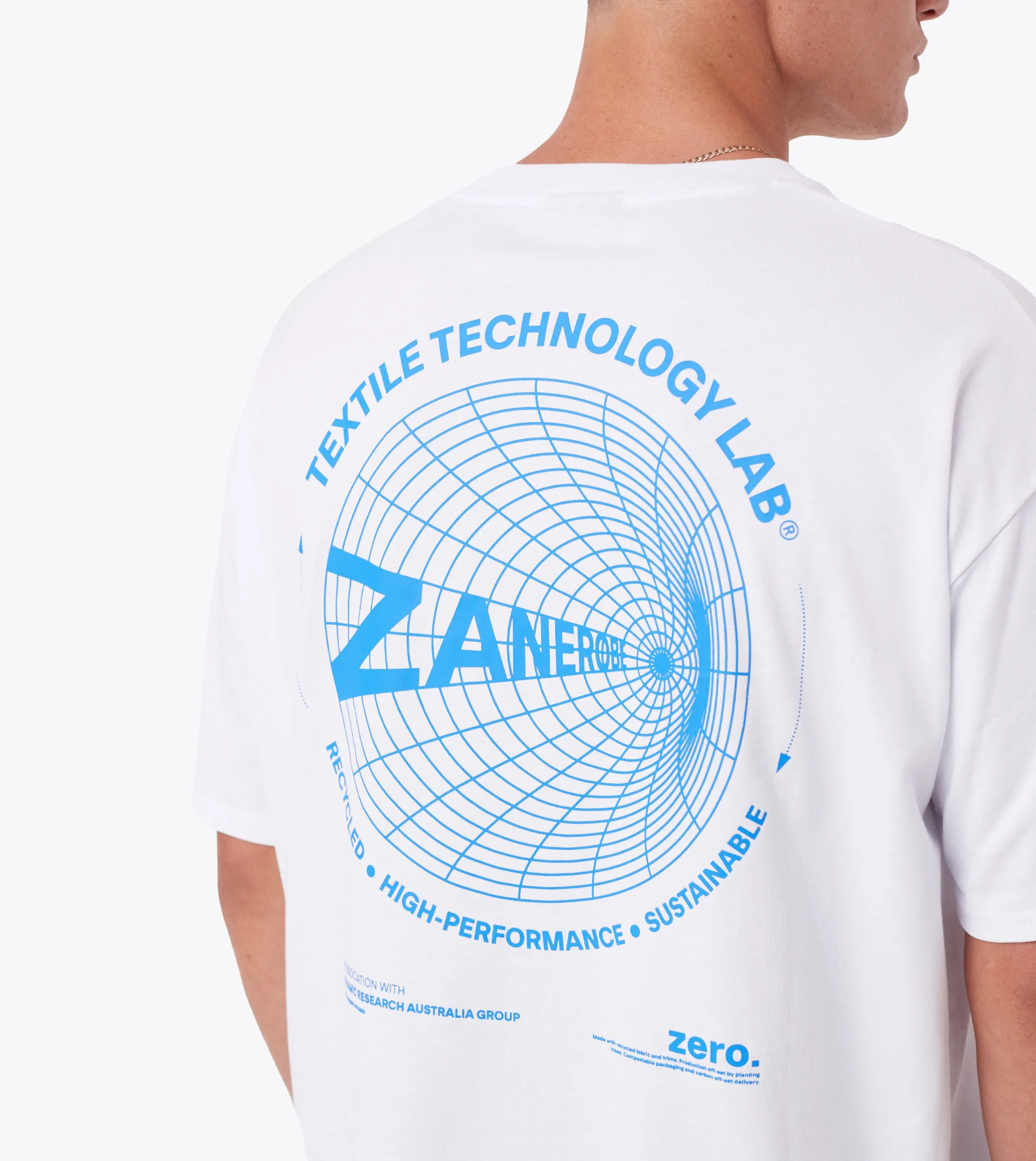 Tunnel Box Tee White sold by Zanerobe product image thumbnail 2