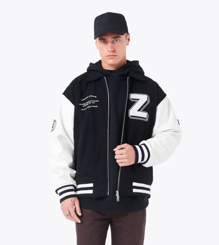 20 Yrs Letterman Jacket Black sold by Zanerobe