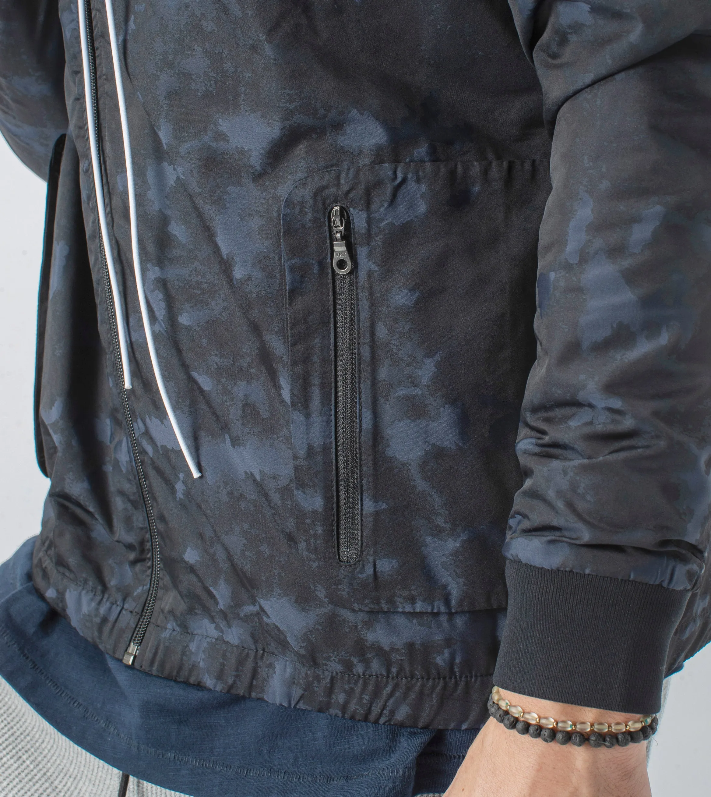 Utility Storm Spray Jacket Midnight sold by Zanerobe product image thumbnail 3
