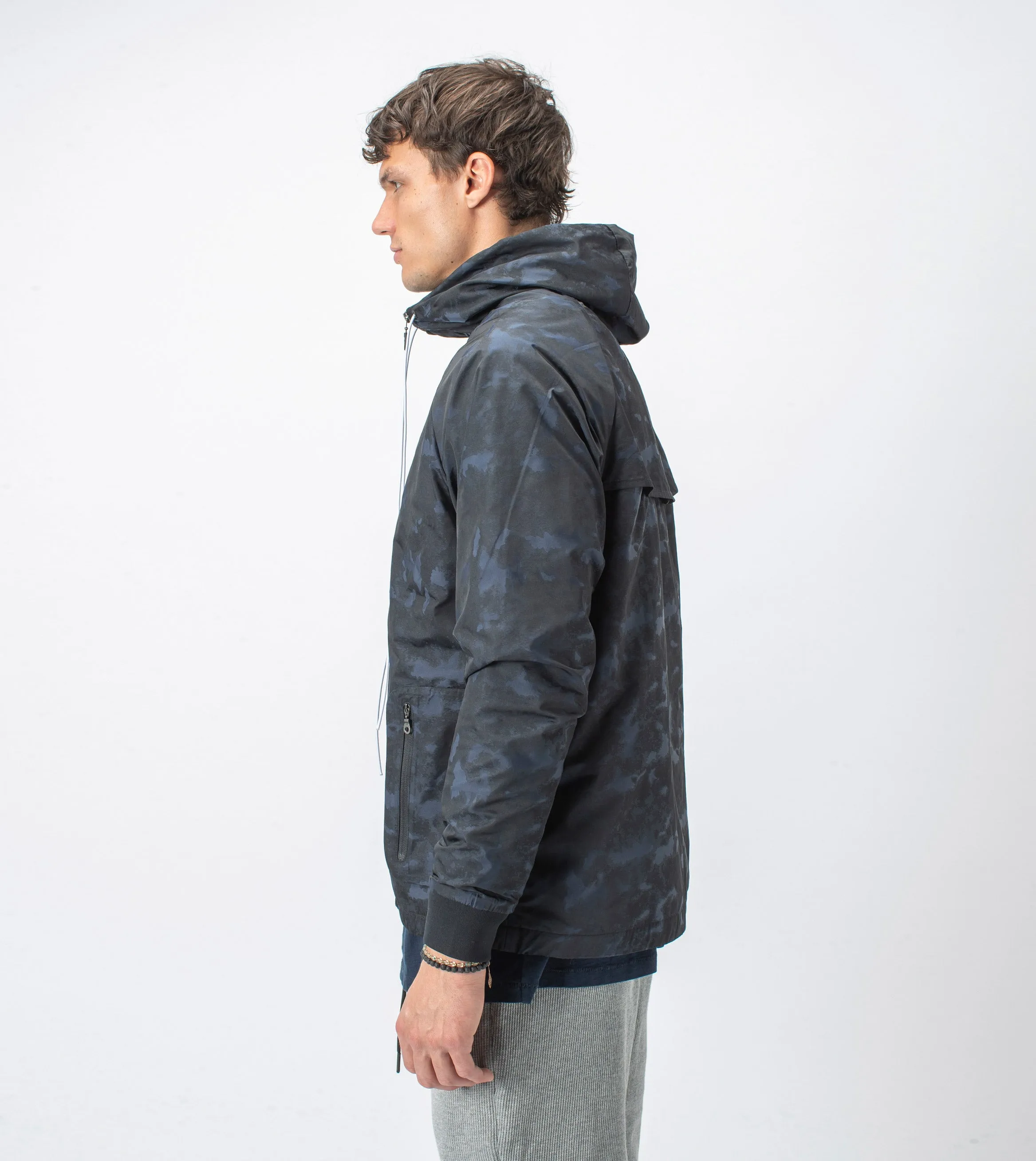 Utility Storm Spray Jacket Midnight sold by Zanerobe product image thumbnail 4