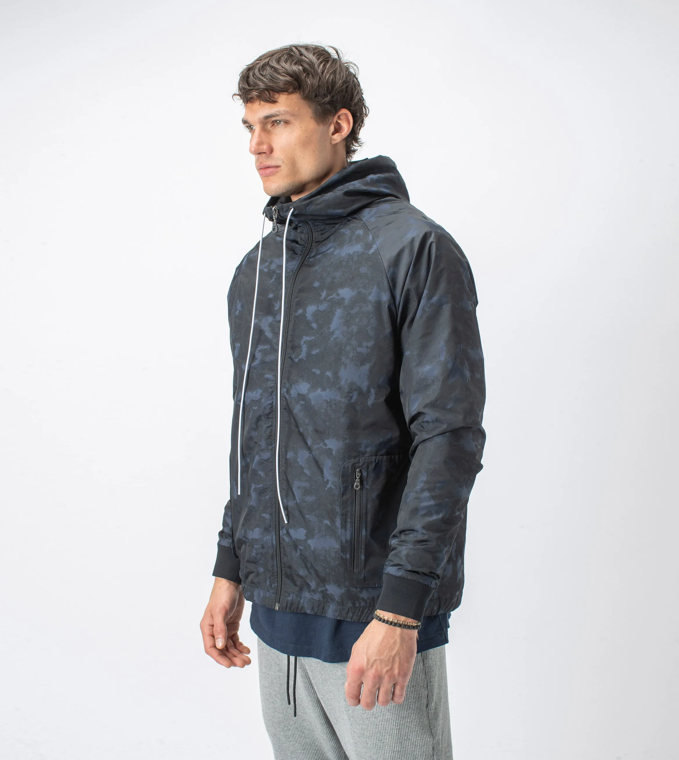 Utility Storm Spray Jacket Midnight sold by Zanerobe product image thumbnail 2