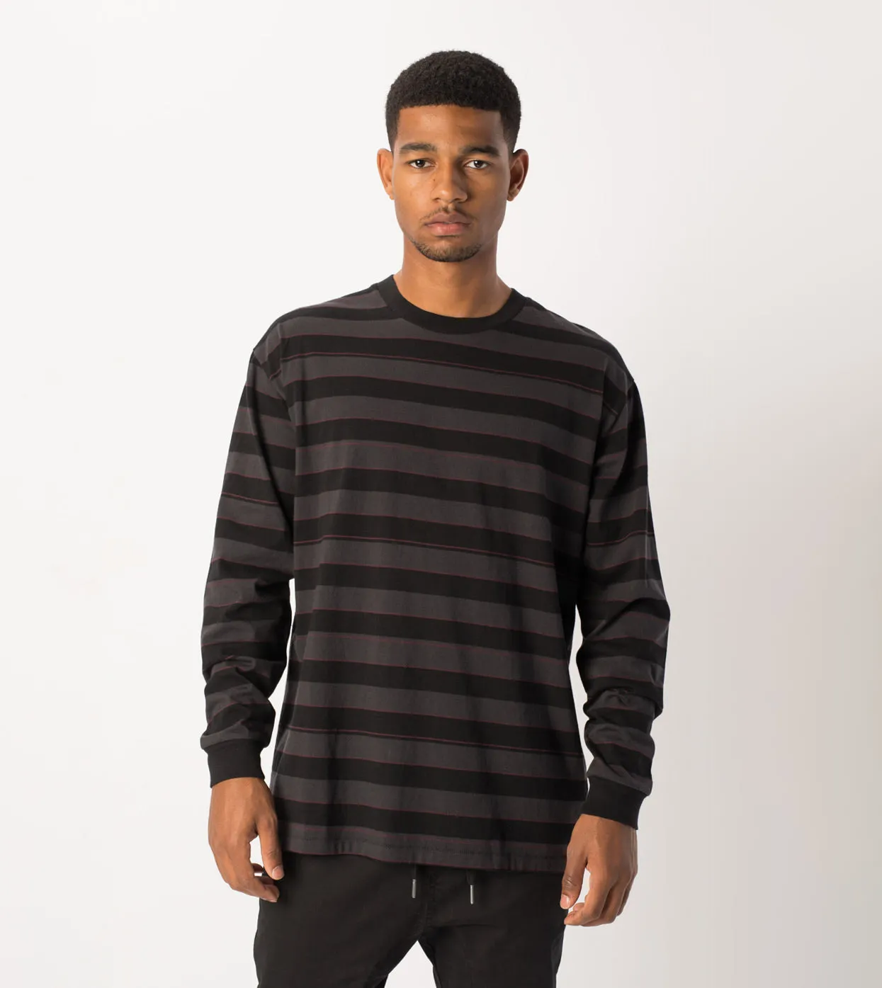 Hoop Box LS Tee Vintage Black/Black - Sale sold by Zanerobe product image thumbnail 2