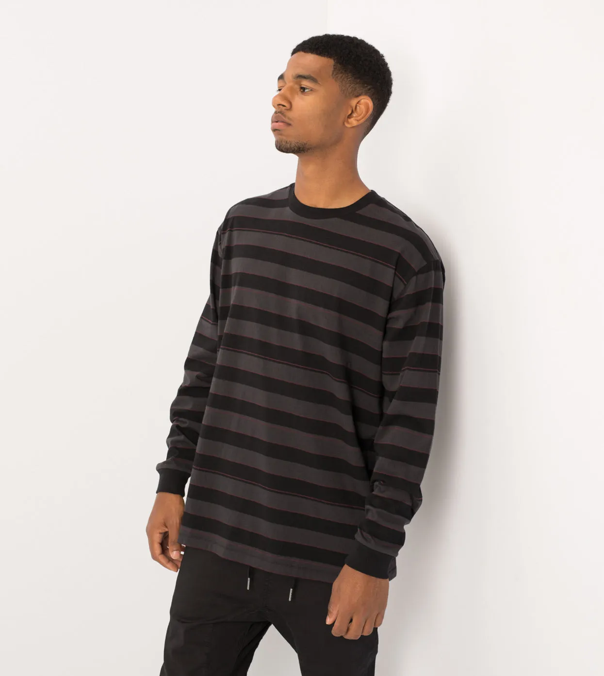 Hoop Box LS Tee Vintage Black/Black - Sale sold by Zanerobe product image thumbnail 4