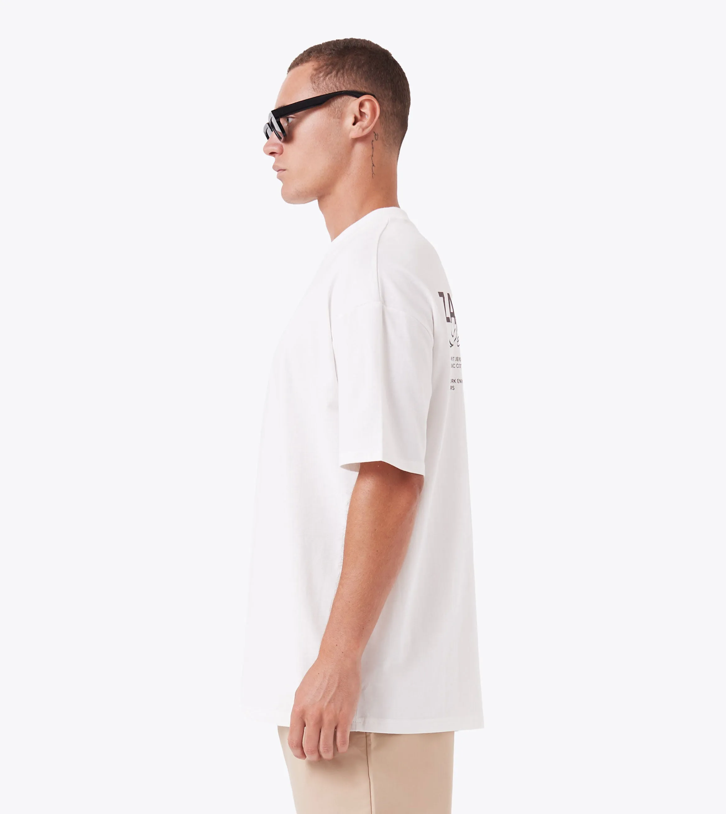 Script Box ++ Tee Vintage White sold by Zanerobe product image thumbnail 4